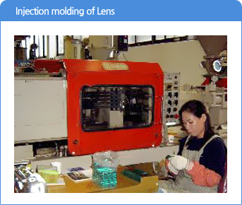 Injection molding of Lens